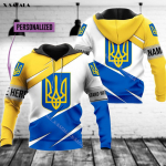 UKRAINA KAART LIPP Pool-Soome 3D-print Meeste kapuuts Pullover Meeste dressipluus Kapuutsiga Jersey Spordidressid V&auml;lisr&otilde;ivad Kevad-s&uuml;gismantel XL