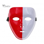 Halloweeni maskeraadi peen stiilne ja lahe maskeraadipeo aksessuaar Halloweeni kost&uuml;&uuml;m t&auml;iskasvanutele lastele valge/punane