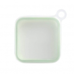 Silikoonist toidust valmistatud laste koolikonteiner v&otilde;ileivakarp Bento hommikus&ouml;&ouml;gi l&otilde;unas&ouml;&ouml;gikarp roheline