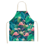 P&otilde;hjamaade palmilehed Flamingo K&ouml;&ouml;k Kokap&otilde;lled Naistele Kokad K&uuml;psetuspudip&otilde;lled Puuvillane pesu Puhastus Pinafore Delantal Cocina 47x38cm
