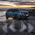 Peugeot 3008 GT poritiivad Auto tarvikud Kaitsed Eesmised tagumised poriklapid kriimustusvastased kaitsed pritsmekaitse stiil 2022 must