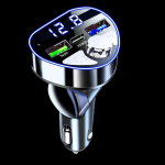 Edeba autolaadija Bluetooth 5.5 &uuml;likiire laadimine USB-t&uuml;&uuml;pi C Pd koos MP3-muusikam&auml;ngijaga U-ketas iPhone'i Samsungi mobiiltelefonidele Car Charger