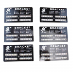 2 tk/pakis Hambaravi Ortodontilised Klambrid Ortodontiliseks Raviks Mini/Standard Roth/MBT Klambrid Breketid ROTH no hook 022