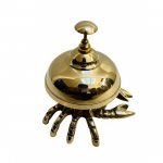 Nautical Brass Crab Bell Hotel, kontori vastuv&otilde;tt Calling Bell Collectible