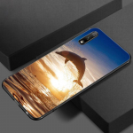 Animal Dolphin telefoni&uuml;mbris Huawei Honor 7A 8A 9X 20 Pro 8 10X Lite 7S 8C 8S 8X 9A 9C 10i 20i 20E 20S 30i Pehme TPU must kate jaoks Honor 7A (5.7 inch)