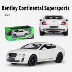 1/24 M&otilde;&otilde;tkava WELLY Bentley Continental Supersports Sulamist Auto Mudel Die-cast Metallist M&auml;nguautod Auto Mudel K&otilde;rge Simulatsiooniga Kogumisobjekt Laste Kingitused 1/24-19.3x7.7x5.8cm valge