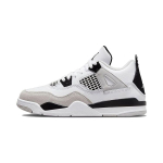 Air Jordan 4 Retro PS Military mustad laste tossud, valged neutraalsed-hallid BQ7669-111 32 white