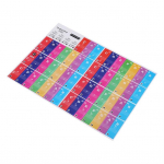 Word Group/Staves Universaalsed klaviatuurikleebised klaviatuuridele (elektroonilised klaviatuuri&otilde;ppe kleebised) None mitmev&auml;rviline