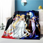 Armas Jaapani multikas pl&uuml;&uuml;sis S-Sailor Moons tekk Light Four Seasons Family Light Sheet diivanikate Reisi soe tekk 150x200cm(60x80in)