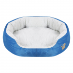 Kvaliteetne &uuml;mmargune v&otilde;i elliptiline fliisist voodi, sobib kassidele v&otilde;i kutsikatele roheline