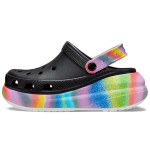 Crocs Classic Crush Klotsid Pihustusv&auml;rviga Unisex Tossud Must Mitmev&auml;rviline 208057-0C4 36-37