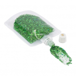 Eye Glitter Hair Face Huul Kehakunst S&auml;delevad litrid Glitter Vedel lauv&auml;rv roheline