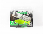 Jackall Galvibe JR vibratsiooniga uppuv peibutis Lime Chart Shad (3026)