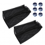 2tk Auto salongi UV-kaitse p&auml;ikesevarjud k&uuml;ljeakna kardinad + iminapad