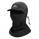 Tuulekindel Ski Balaclava n&auml;omask Peaked Cap Talvine Thermal Cycling Hat Peakatted must