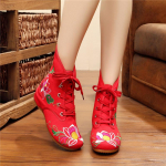 3 v&auml;rvi Mandala vana Pekingi tikitud riidest saapad rahvastiilis ja Oxfordi alus 38