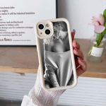 Sky Eye Ladder telefoni&uuml;mbris iPhone 15 14 13 Pro Max jaoks Samsung A15 A25 A24 Huawei Honor 90 Angel Eye pehme kate A32 Hot Girl Twerk It Swag Art Design for iPhone 6