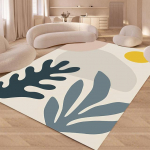 Moodne minimalistlik v&auml;rviline elutoa magamistoa vaip libisemisvastane pestav vabaaja vaipkattega p&otilde;randamatid kodukaunistused vaibad 120x160cm