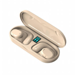 Rippuva k&otilde;rva k&uuml;lge kinnitatud Bluetooth-peakomplekti number on pikk aku t&ouml;&ouml;iga TWS ei sisene k&otilde;rva juhtmevaba Bluetooth-peakomplekti must