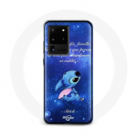 &Uuml;mbris Samsung Galaxy S20 Ultra Stitch Ohana Quote jaoks