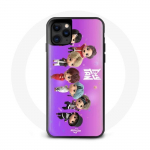 Coque pour Iphone 11 Pro Max BTS TinyTAN Animation Affiche RM Jin Suga J-Hope Jimin Jungkook Et V Mic Drop Danse