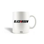 Mug en C&eacute;ramique Black Widow Logo Noir