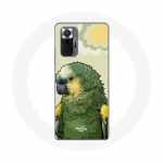 Coque pour Xiaomi Redmi Note 10 Pro Amazone Perroquets Vert