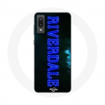 &Uuml;mbris Samsung Galaxy A02 Riverdale'i seeria logoga sinine