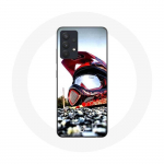 Coque pour Samsung Galaxy A13 5G Casque MotoCross
