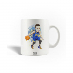 Mug en C&eacute;ramique NBA Stephen Curry Fan Art Joueur de basketball
