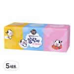 Shower Mate Soft Cow Bubble Bath Bomb 3-piece set, 80g, 5 sets