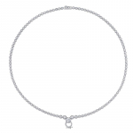 BELLA BOX High Order Full Diamond Simulation Diamond kaelakee universaalne kett kampsun kett imporditud s&uuml;nteetiline kuupmeetri tsirkooniumoksiid 42+5cm h&otilde;bedane karikav&auml;rv