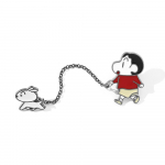 Poiss jalutav koer Loominguline emailiga pross N&otilde;el Art M&auml;rgi ehted kaunistustarvikud A