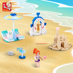 Sluban 0862 T&uuml;druk-s&otilde;ber Suvine rand Ehitusklotsid Kokkupandud m&auml;nguasjad Lastele Harivad DIY Kokkupandud m&auml;nguasjad NO.M38-B0862