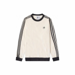 Adidas Originals Trefoil Retro KolmeTriibuga &Uuml;mmarguse Kaelusega Dressipluus Meeste Pealiskatted Valge HA9309 XS