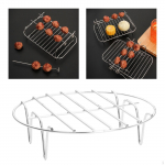 &Otilde;hkfrit&uuml;&uuml;ri tarvikud BBQ-rest mitmeotstarbelise ahju jahutusriiuli jaoks Steam Rack