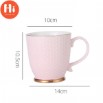 P&otilde;hjamaade keraamiline kohvikruus portselanist hommikus&ouml;&ouml;gipiimakruus Lihtne kontori p&auml;rastl&otilde;unane teetass paarile veetassiga joogin&otilde;ud