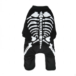 Halloween Dog Skeleton Costume, Apparel Dress up Decorations Photo Props Pet Clothing M