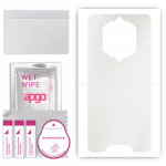 apgo Protective Skin Sticker for the back compatible with Blackview BV6600 Pro, Wrap Film, Foil, Vinyl - Pattern Matte Transparent