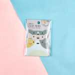 3 palju armsat loomingulist multifilmi virna loomapea kleepuvad m&auml;rkmed Kawaii &otilde;pilase lahtiste lehtedega memoleht Kontoritarvikud Koolitarbed