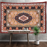 Retro Mandala seinavaip Seinaripp Boheemlaslikus stiilis Ps&uuml;hhedeelne n&otilde;idus Tapiz Hipi Magamistoa vaip Kodukaunistus 230x180cm