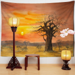 Kaunis Moodne Maastiku &Otilde;limaal Vaip Seinale Riputatav Ps&uuml;hhedeelne Kunst Boho Esteetika Tuba TV Taustadekor 95x70cm