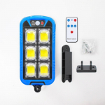 150LED/150COB p&auml;ikeseenergia t&auml;navavalgustite v&auml;livalgusti 3 valgusrežiimiga kaugjuhtimispuldiga veekindel liikumisanduri valgustus aia jaoks 150COB-1pcs