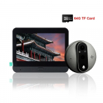 4,3-tolline nutikas Tuya 1080P WiFi-video-uksekella-silm piiluava kaamera PIR-liikumistuvastus Alexa Google'i digitaalne uksevaatur Door camera SY37 64G