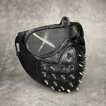 Punkmask Halloweeni kleit &uuml;les Demonmask Rivetgrim Reapermask Lahe mask One Size must