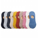 10 paari N&auml;htamatud sokid Naiste suvised No Show Low Cut Liner Sokid Sussid Lame paat &uuml;hev&auml;rvilised puuvillased sokid Sportlik vabaaja libisemiskindel sokk EUR35-40 mitmev&auml;rviline