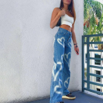 Naiste mood k&otilde;rge v&ouml;&ouml;kohaga teksad, k&otilde;rge venitusega laia s&auml;&auml;rega p&uuml;ksid naistele S sinine