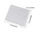 1 tk l&auml;bipaistev ehtekarp tolmukindel k&otilde;rvar&otilde;nga kaelakee mitme kambriga hoiukarp K&auml;es&otilde;rmus &otilde;rn ehtekarp valge