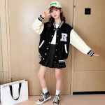 Teismeliste t&uuml;drukute pesapallijoped 5&ndash;14-aastastele teismelistele Riided Lastele Sport &Uuml;ler&otilde;ivad Mantel Kevad-S&uuml;gis Mood Poiste jope 160