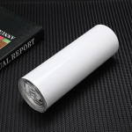 20OZ Sublimatsioon Sirge Tass Roostevabast Terasest Termos Kohvikruus K&otilde;rrega Vaakumkolbid Ise Tee Isoleeritud Termos Veepudelid 601-700ml valge